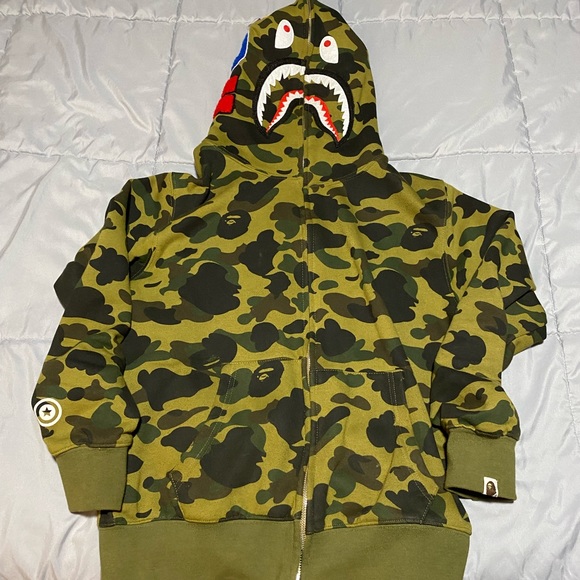 Bape Camo Full Zip Hoodie